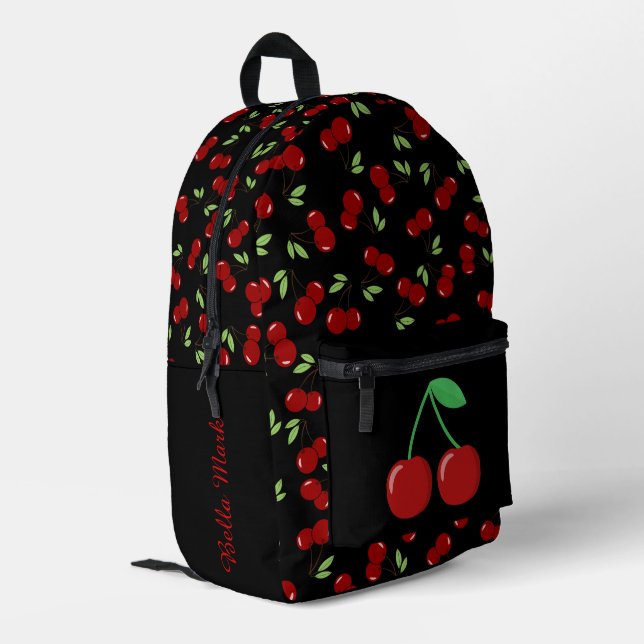 Mochila Impresa Patrón de cerezo dulce (Esquina izquierda trasera)