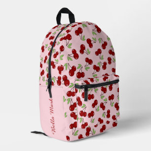 Mochila Impresa Patrón de cerezo dulce