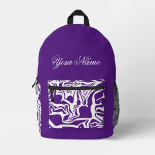 Mochila Impresa Patrón de col