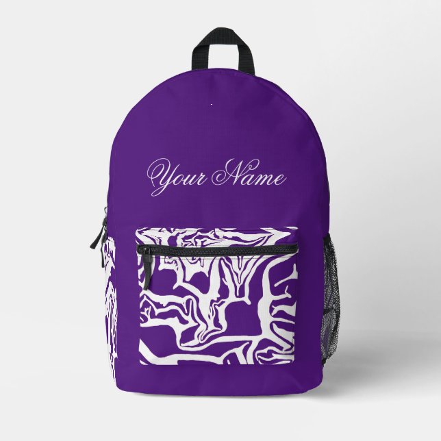 Mochila Impresa Patrón de col (Anverso)