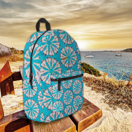 Mochila Impresa Patrón de conchas de estudiante de vuelta al cole