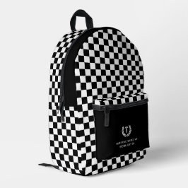 Mochila Impresa Patrón de control personalizado Enfermero Médica m