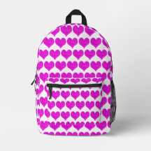 Patrón de Corazones Morados
