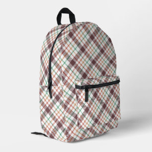 Mochila Impresa Patrón de Cuadro Clásico