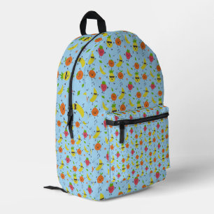 Mochila Impresa Patrón de cumpleaños Tutti Fruitti Frutas lindas b