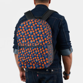 Mochila Impresa Patrón de deportes de béisbol