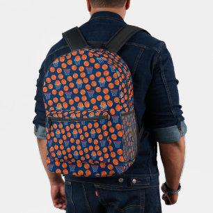 Mochila Impresa Patrón de deportes de béisbol