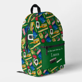 Mochila Impresa Patrón de días escolares