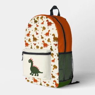 Mochila Impresa Patrón de dinosaurios