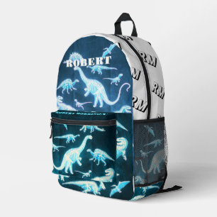 Mochila Impresa Patrón de dinosaurios Esqueleto moderno T-Rex