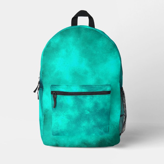 Mochila Impresa Patrón de efecto de nube de tormenta con estilo Ve (Anverso)
