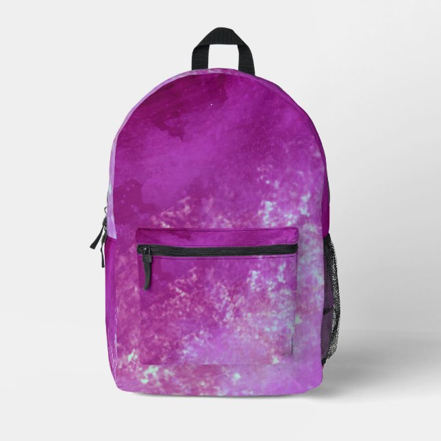 Mochila Impresa Patrón de efecto de nube de tormenta de estilo en  (Anverso)