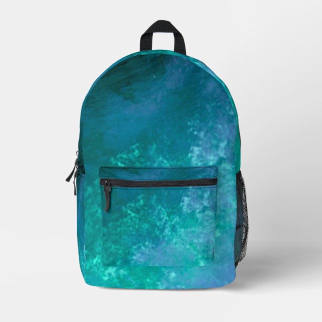 Mochila Impresa Patrón de efecto de nube de tormenta de estilo en  (Anverso)