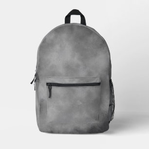 Mochila Impresa Patrón de efecto de nube de tormenta de estilo Gri