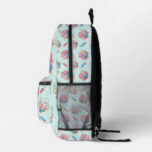 Mochila Impresa Patrón de elefante de vuelta al cole