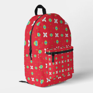 Mochila Impresa Patrón de encanto navideño 02 -