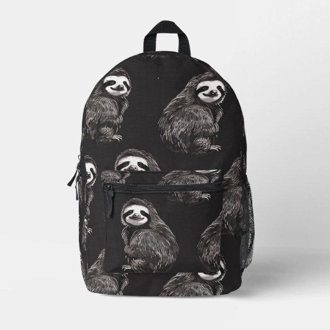 Mochila Impresa Patrón de eslora en mosaico (Anverso)