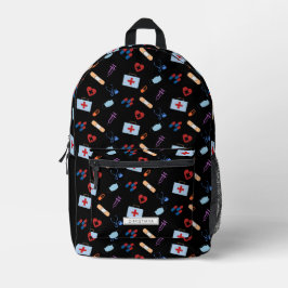 Mochila Impresa Patrón de estudiantes de la escuela secundaria per