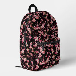 Mochila Impresa Patrón de Flor de Cerezo Sakura