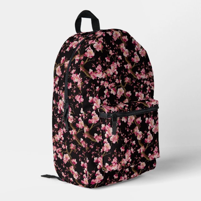 Mochila Impresa Patrón de Flor de Cerezo Sakura (Esquina izquierda trasera)