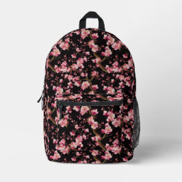 Mochila Impresa Patrón de Flor de Cerezo Sakura