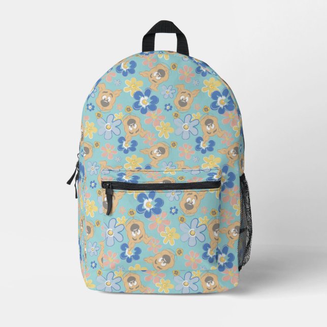 Mochila Impresa Patrón de flor Scooby-Doo de Cuppy (Anverso)