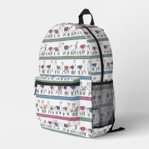 Mochila Impresa Patrón de franja de llamada
