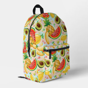 Mochila Impresa Patrón de frutas de verano fresco