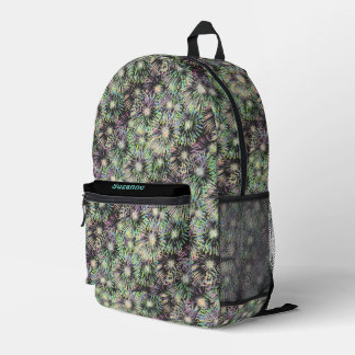 Mochila Impresa Patrón de fuegos artificiales coloridos Personaliz