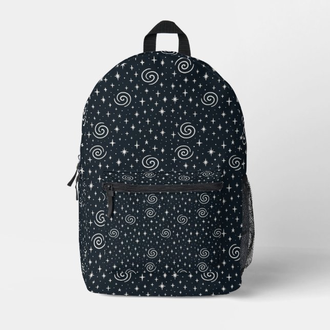 Mochila Impresa Patrón de galaxia (Anverso)