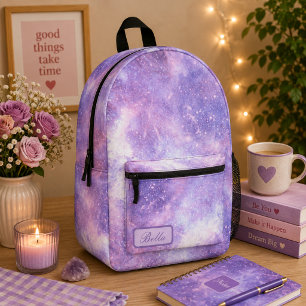 Mochila Impresa Patrón de galaxia cósmica celestial