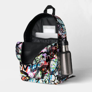 Mochila Impresa Patrón de graffiti