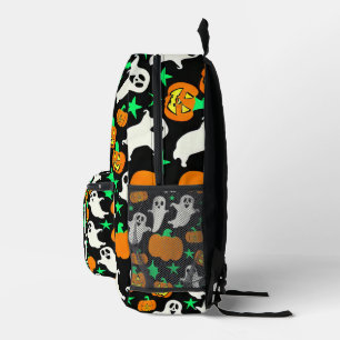 Mochila Impresa Patrón de Halloween