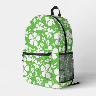 MOCHILA IMPRESA PATRÓN DE HAWÁI AZUL EN LIMA