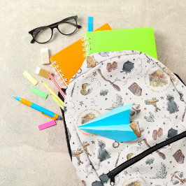 Mochila Impresa Patrón de iconos de Harry Potter