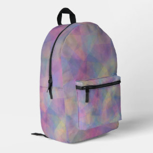 Mochila Impresa Patrón de ilusión abstracta colorida
