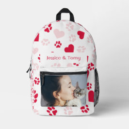 Mochila Impresa Patrón de impresión de fotos y nombres personaliza