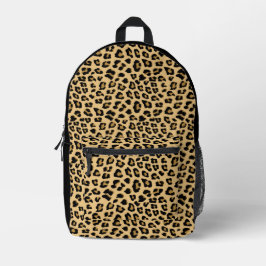 Mochila Impresa Patrón de impresión de leopardo