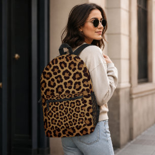 Mochila Impresa Patrón de impresión de leopardo