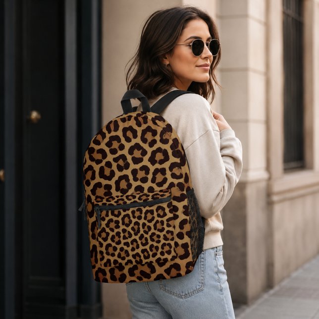 Mochila Impresa Patrón de impresión de leopardo (Subido por el creador)