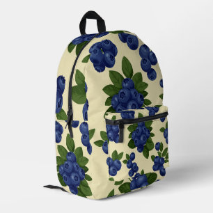 Mochila Impresa Patrón de inviolabilidad del Blueberry