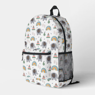 Mochila Impresa Patrón de juguete de bebé