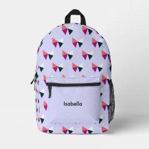 Mochila Impresa Patrón de lazos bonitos personalizado para niños d