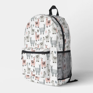 Mochila Impresa Patrón de Llamas Sonrientes