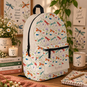 Mochila Impresa Patrón de mariposa de polilla