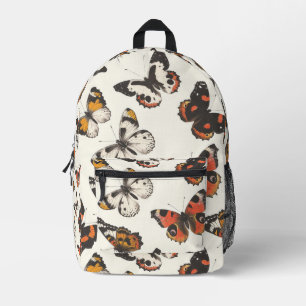 Mochila Impresa Patrón de mariposa en mosaico