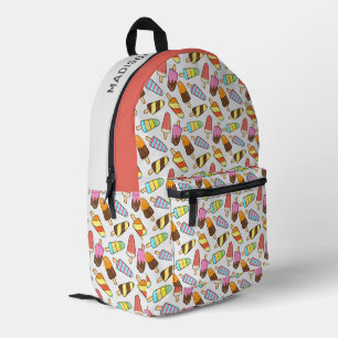Mochila Impresa Patrón de partículas de crema de hielo