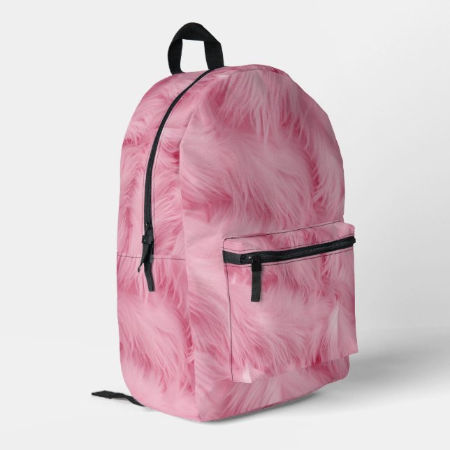 Mochila Impresa Patrón de peinado de Bonito rosa (Esquina izquierda trasera)