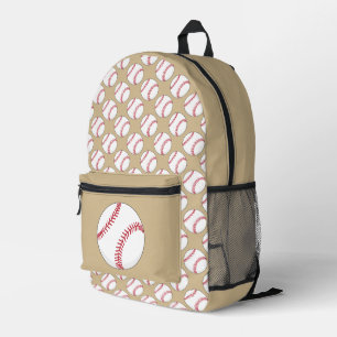 Mochila Impresa Patrón de pelotas de béisbol