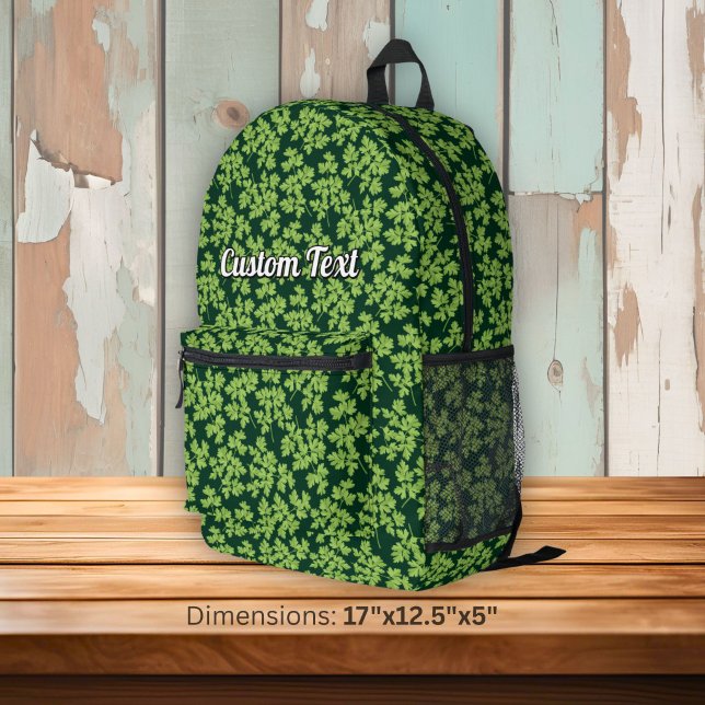 Mochila Impresa Patrón de Perejil (Subido por el creador)
